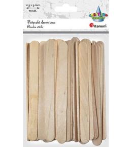 Drewniane patyczki proste 9x113mm 70szt