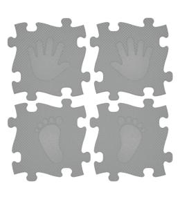 Mata podłogowa sensoryczna 16 el. Magic Set Grafit