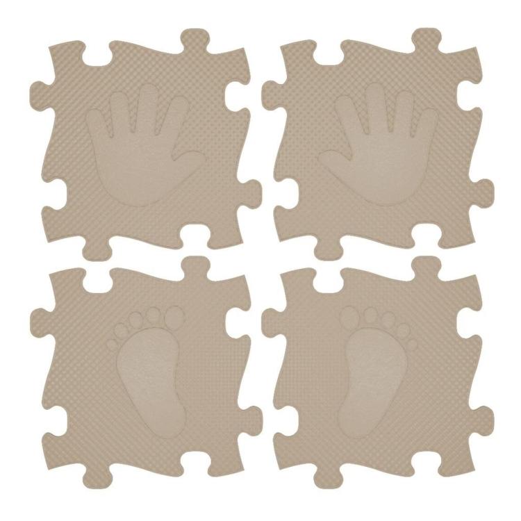 Mata podłogowa sensoryczna 16 el. Magic Set Beż