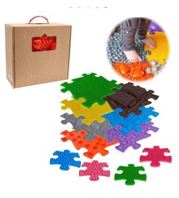 Mata podłogowa sensoryczna 7 elementów + 4 małe