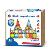 Klocki magnetyczne 60 elementów