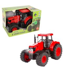 Traktor duży czerwony