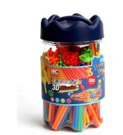 Klocki Małych Geniuszy - Słomki świecące 560 el