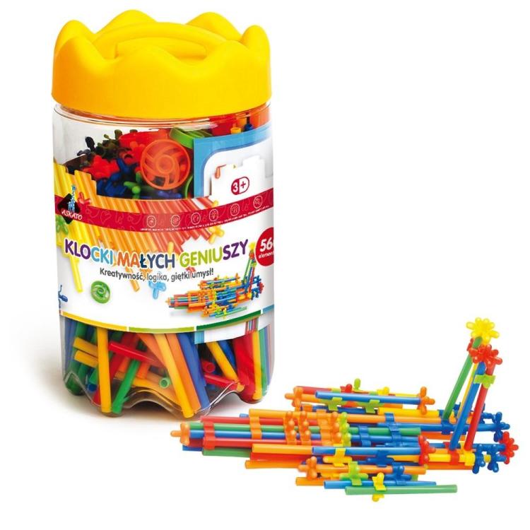 Klocki Małych Geniuszy - Słomki 560 el