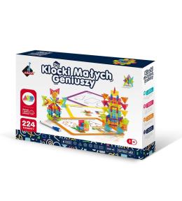 Klocki małych geniuszy śnieżynki 224el