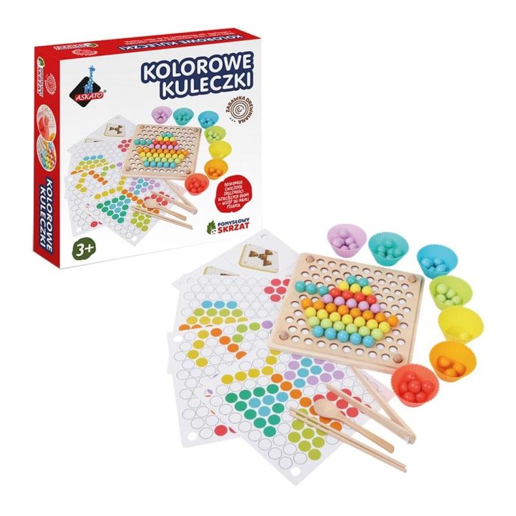 Pomysłowy skrzat - kolorowe kuleczki