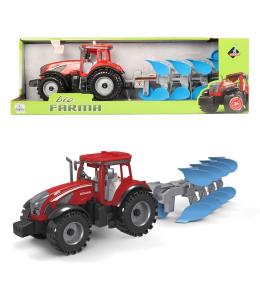 Traktor z pługiem