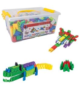 Klocki małych geniuszy cegiełki 498 elementów