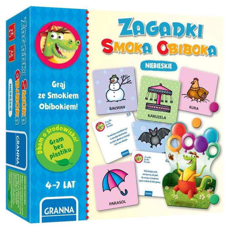 Zagadki Smoka Obiboka niebieskie GRANNA