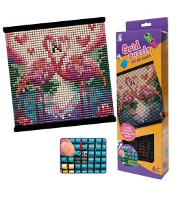 Obraz koralikowy Flamingi