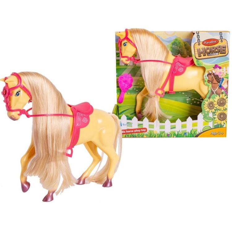 Konik z długa grzywą