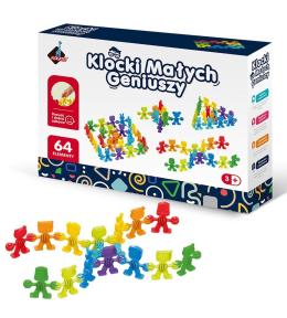 Klocki małych geniuszy Liczmany 64el