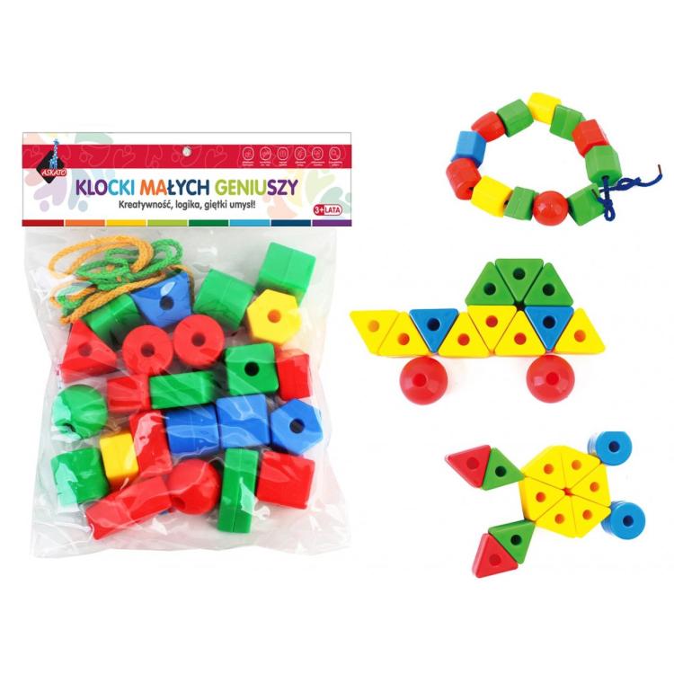 Klocki Geometryczne 62 elementy