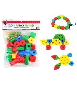 Klocki Geometryczne 62 elementy