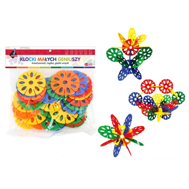Klocki Kwiatki 28 elementów