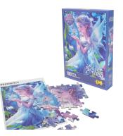 Puzzle z brokatem księżniczka 100 elementów