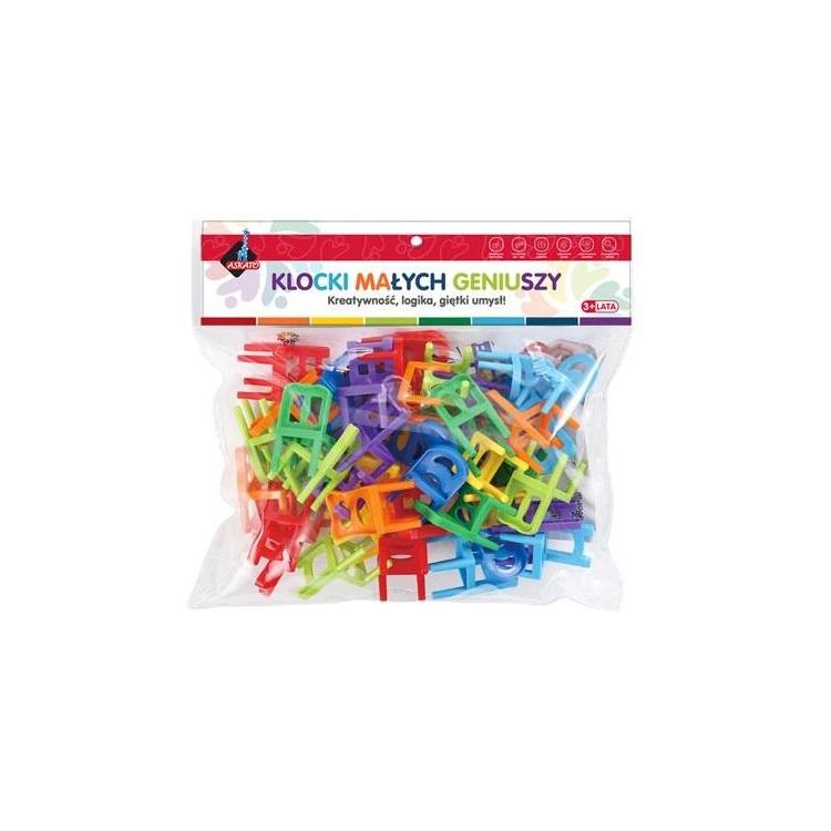 Klocki małych geniuszy - Krzesełka 40 elementów