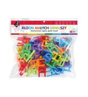 Klocki małych geniuszy - Krzesełka 40 elementów