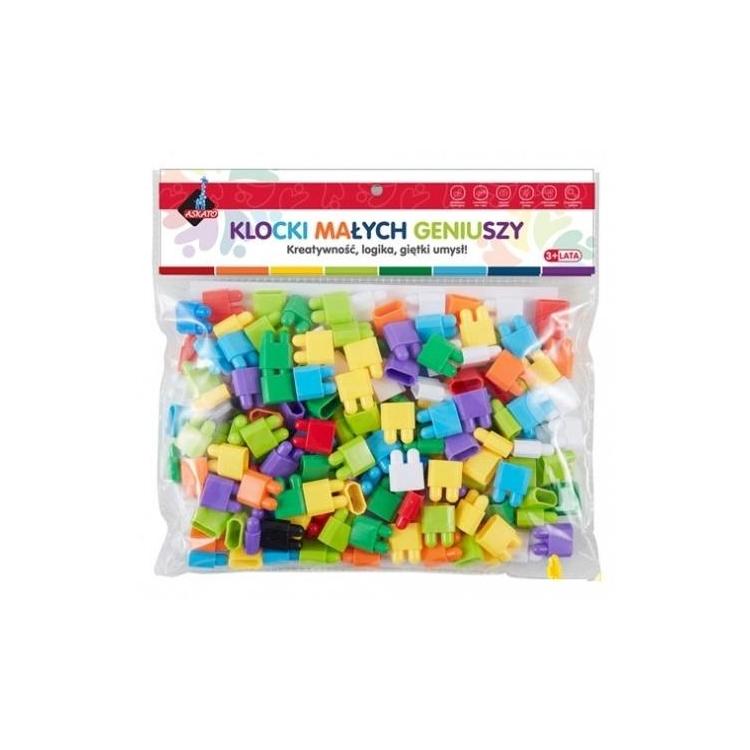 Klocki małych geniuszy - Cegiełki 160 elementów