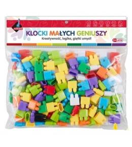 Klocki małych geniuszy - Cegiełki 160 elementów