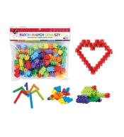 Klocki małych geniuszy - Śrubki 100 elementów