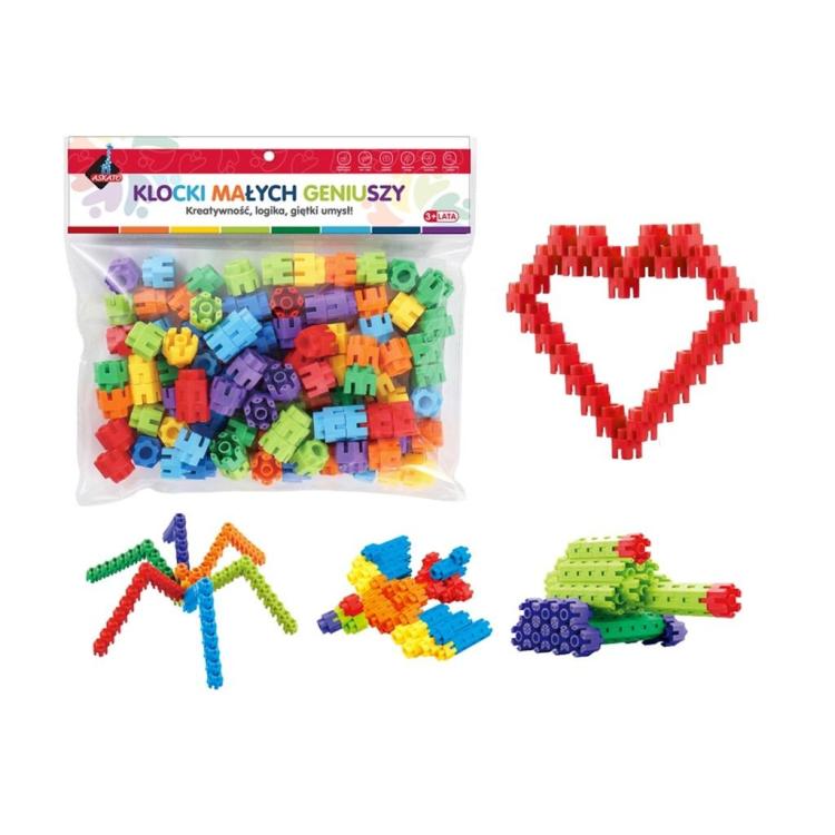 Klocki małych geniuszy - Śrubki 100 elementów