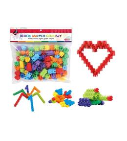 Klocki małych geniuszy - Śrubki 100 elementów