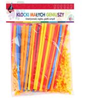 Klocki słomki 110 elementów