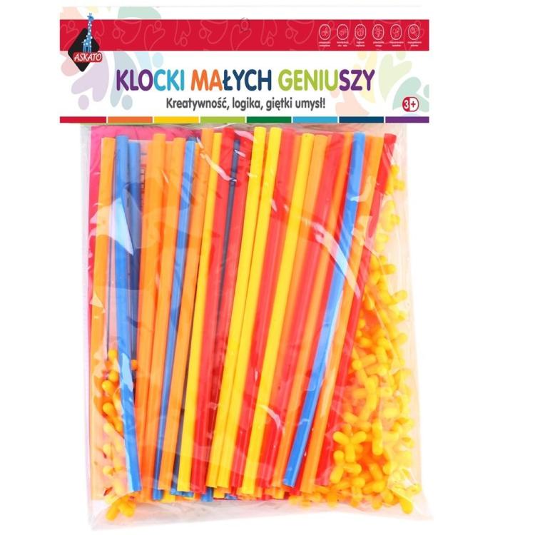 Klocki słomki 110 elementów