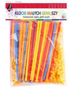 Klocki słomki 110 elementów
