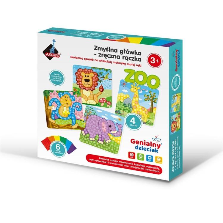 Piankowa wyklejanka Zwierzątka