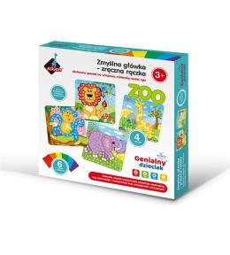 Piankowa wyklejanka Zwierzątka