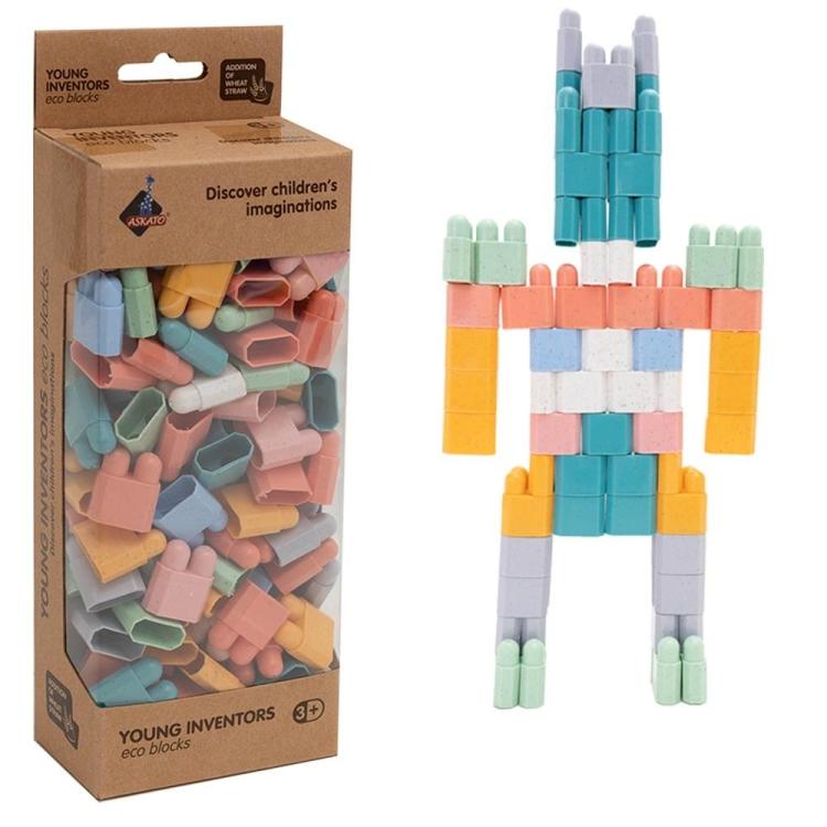 Eko Klocki małych geniuszy Cegiełki