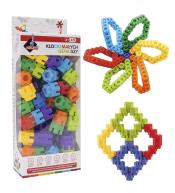 Klocki małych geniuszy śrubki 65el