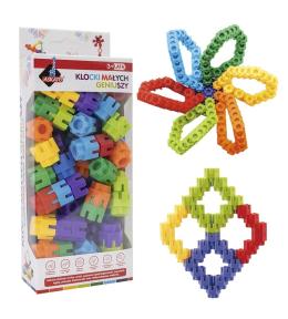 Klocki małych geniuszy śrubki 65el