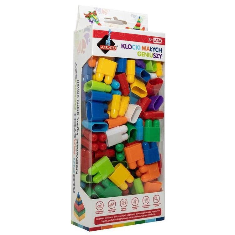 Klocki małych geniuszy - Cegiełki 150 elementów