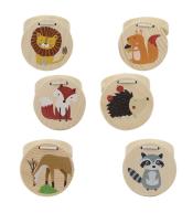 Kastaniety drewniane zwierzątka