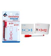 Genialny dzieciak - fiszki matematyczne dodawanie