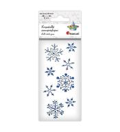 Kryształki samoprzylepne płatki śniegu 8szt