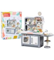 Kuchnia z akcesoriami szara