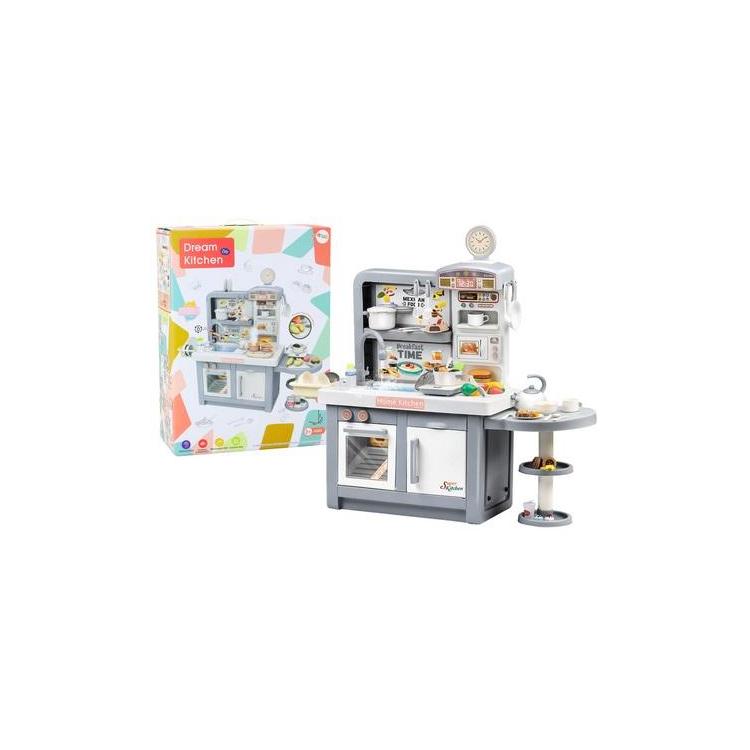 Kuchnia z akcesoriami szara