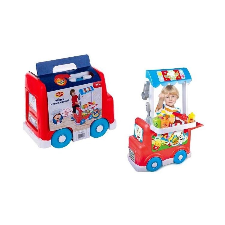 Wózek z hamburgerami