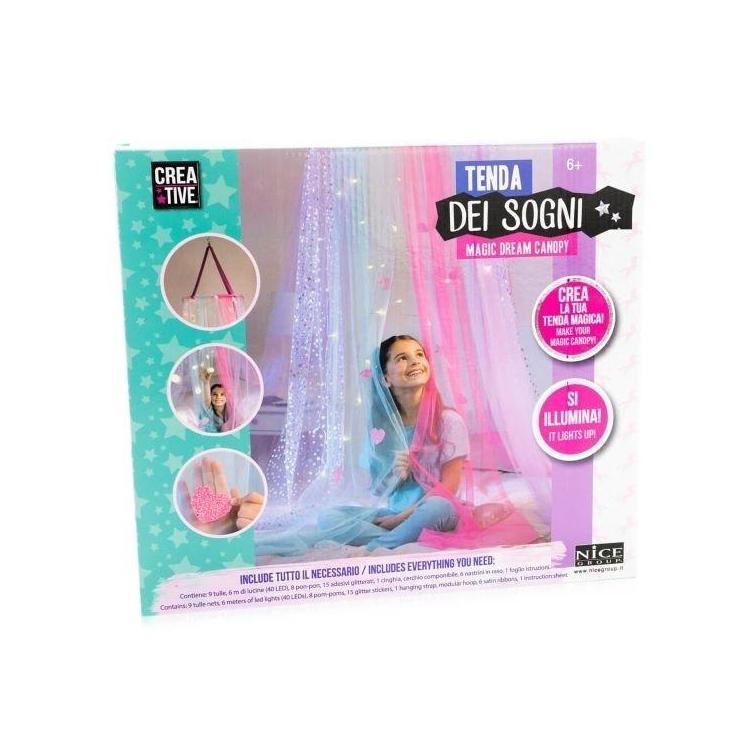 Baldachim kolorowy błyszczący