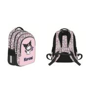 Plecak 4 komorowy Kuromi pink