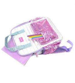 Plecak Acolchada 38cm fiolet