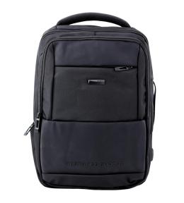 Plecak biznesowy z USB czarny 26L