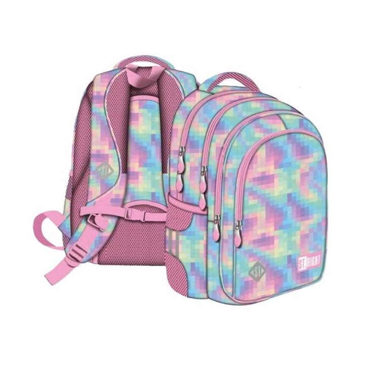 Plecak 4 komorowy BP58 Pastel Pixels