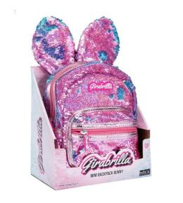 Girabrilla plecak cekinowy króliczek fiolet