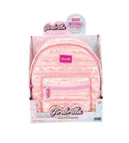 Plecak puff jasno różowy 22cm