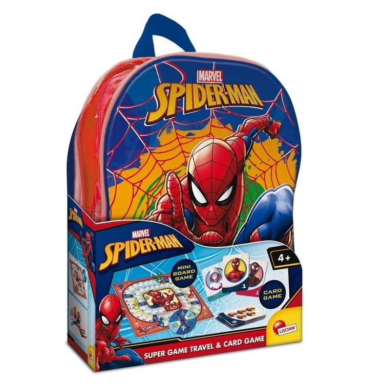 Plecak Spiderman z grą i kartami